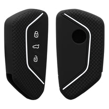 Carica l'immagine nel visualizzatore di Gallery, kwmobile Custodia Coprichiave Compatibile con VW Golf 8 con 3 tasti Cover - Copri Telecomando Chiave Auto - Copri Chiavi