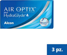 Carica l'immagine nel visualizzatore di Gallery, Air Optix Plus HydraGlyde Lenti a Contatto Mensili, 3 Lenti, BC 8.6 mm, DIA 14.2 mm, -2 Diopt