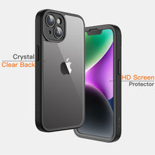 Carica l'immagine nel visualizzatore di Gallery, JETech Cover per iPhone 14, Protezione 360°, Nero