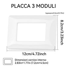 Carica l'immagine nel visualizzatore di Gallery, CILIA Placca Compatibile Con Bticino MATIX, Placche In Plastica di Alta Qualità Supporto 503 Vari 11 Colori Disponibili 