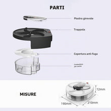 Carica l'immagine nel visualizzatore di Gallery, MAGIC SELECT Acchiappamosche Elettrico Girevole 360° con USB, Nero