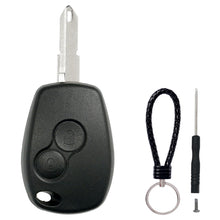 Carica l'immagine nel visualizzatore di Gallery, SUPALAND Guscio Chiave di Ricambio a 2 Tasti Per Telecomando Auto Con Lama Compatibile con Renault Dacia Duster Sandero 