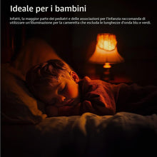 Carica l'immagine nel visualizzatore di Gallery, LED Lampadina E14 per il Sonno con Telecomando, Lampadine Arancione 1600K Ambra, Blocco luce Blu, 5W per Asilo Nido, Cam