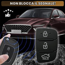 Carica l'immagine nel visualizzatore di Gallery, 2 Pezzi Chiave Guscio Cover 3 Tasti in Gomma Compatibile con Hyundai i40 i30 i20 i10 ix20 ix35 Tucson Santa Fe Elantra S
