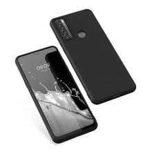 Carica l'immagine nel visualizzatore di Gallery, kwmobile Custodia Compatibile con TCL 20 SE Cover - Back Case per Smartphone in Silicone TPU - Protezione Gommata - nero