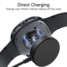 Carica l'immagine nel visualizzatore di Gallery, JETech Cover con Pellicola Protettiva per Galaxy Watch 9/8 44mm, Graphite