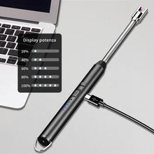 Carica l'immagine nel visualizzatore di Gallery, Gvolatee Accendino Elettrico, Accendini USB Ricaricabile，360° Flessibile Accendigas Elettrico Cucina Accendino Lungo Ant