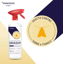 Carica l'immagine nel visualizzatore di Gallery, SMASH Spray Antitarme e Anti Farfalline del Cibo in Casa - Adatto per Ambienti con Animali Domestici - 1x500 ml - Anti F