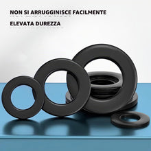 Carica l'immagine nel visualizzatore di Gallery, 684 Pezzi Rondelle Piatte, M2 M2.5 M3 M4 M5 M6 M8 M10 M12 Rondelle Distanziali Nere, Rondella Metalliche Assortimento, R