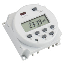 Carica l'immagine nel visualizzatore di Gallery, BAOMAIN CN101A Timer Digitale Settimanale LCD 12 V AC/DC 16 A, 17 Programmi