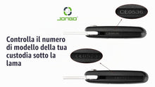 Carica l'immagine nel visualizzatore di Gallery, Jongo® CE0536 - Guscio Chiave Compatibile con Citroën C3 C2 Berlingo II | Cover Telecomando Auto 2 Pulsanti | Batteria C