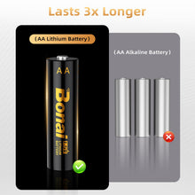 Carica l'immagine nel visualizzatore di Gallery, BONAI 16 Pezzi Batterie AA al Litio 1,5V, Pile Stilo AA Non Ricaricabili, Tenuta Stagna e 10 Anni di Conservazione per T