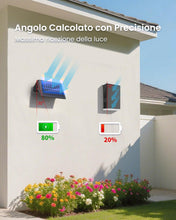 Carica l'immagine nel visualizzatore di Gallery, Lampada Solare da Esterno di 4 Pezzi Alto e Basso Luci Solari Esterno Energia Bianco Caldo Illuminazione per Esterni 100