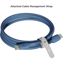 Carica l'immagine nel visualizzatore di Gallery, Motorola Cavo di Ricarica USB-C a USB-C 2m 100W TurboPower Silicone Blu