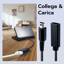 Carica l'immagine nel visualizzatore di Gallery, Mcbazel Tipo C da Femmina a Cavo di Ricarica, Cavo Adattatore per Nintendo DSI, 3DS, 2DS, incl. XL e New Modelli