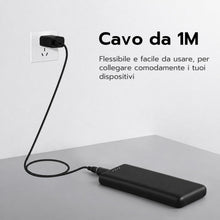 Carica l'immagine nel visualizzatore di Gallery, Toleusm 13 Connettore Cavo di alimentazione da USB a DC 5V,cavo di jack universale DC 5,5x2,1mm con Micro USB, Type-C, M