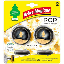 Carica l'immagine nel visualizzatore di Gallery, Arbre Magique, POP, Profumatore per Auto, Fragranza Vaniglia, Formato Bipack - 2X9,5 g