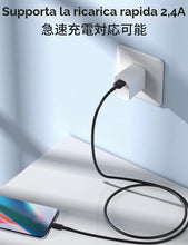 Carica l'immagine nel visualizzatore di Gallery, Cavo USB C 1 m 8 Pezzi TPE Cavo di Ricarica e Dati USB tipo C Compatibile con Samsung Galaxy S10 S9 S8 Plus, Huawei P30 