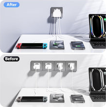 Carica l'immagine nel visualizzatore di Gallery, Caricatore USB C, 40 W 4 Porte USB C Caricabatterie Rapido, Piatto Compatto Salvaspazio Alimentatore USBC per Spazi Rist