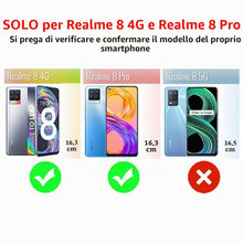 Carica l'immagine nel visualizzatore di Gallery, Topme Cover per Realme 8 / Realme 8 Pro (6.4" Inches) Custodia Case, Protezione Della Pelle Della Custodia in Silicone T