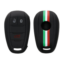 Carica l'immagine nel visualizzatore di Gallery, kwmobile Custodia Coprichiave Compatibile con Alfa Romeo con 3 tasti controllo remoto Cover - Copritelecomando Chiave Au