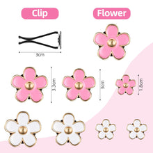 Carica l'immagine nel visualizzatore di Gallery, URAQT 8 Pezzi di Clip di Profumo a Forma di Fiore, con 4 Compresse per Aromaterapia, Clip per Deodorante per Auto, Clip 