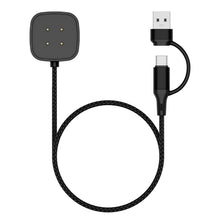 Carica l'immagine nel visualizzatore di Gallery, TiMOVO 1 Caricabatterie Compatibile con Fitbit Versa 4/3/Sense 2/Sense