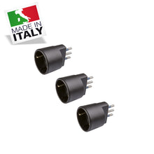 Carica l'immagine nel visualizzatore di Gallery, Poly Pool POLYPOOL | Presa Schuko Adattatore Presa Tedesca Spina 10A 2P+T e Presa 10-16A 2P+T (Standard Italiano 10A e T