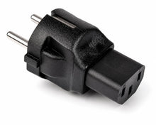 Carica l'immagine nel visualizzatore di Gallery, Adattatore convertitore Schuko Maschio a IEC C13 Femmina 16A IEC320 per UPS
