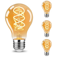 Carica l'immagine nel visualizzatore di Gallery, Lampadina LED E27 Vintage Edison - 4W Luce Bianca Calda 2200K Retro Decorativo Stile Filamento Lampadina Non Dimmerabile