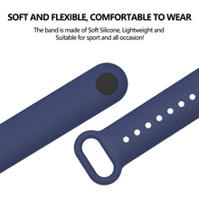 Carica l'immagine nel visualizzatore di Gallery, YLK 2 Pezzi Cinturini per Xiaomi Mi Band 9/8/10, Cinturino Silicone di Morbido Traspirante Solo per Xiaomi Mi Band 8/9/1