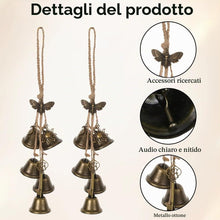 Carica l'immagine nel visualizzatore di Gallery, Campane a Vento 2 Pezzi da Appendere Campana del Forma di Strega Campanelli a Vento per Esterno Campanelli Eolici Decora