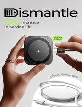 Carica l'immagine nel visualizzatore di Gallery, Caricatore Wireless per iPhone [Super Portatile] LISEN Stazione Ricarica per iPhone Apple Watch Airpods, Caricatore Mags