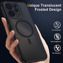 Carica l'immagine nel visualizzatore di Gallery, Tawarror Cover Magnetica per Oppo Reno 15 FS/15F 5G, Traslucida Opaca, Nero