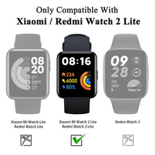 Carica l'immagine nel visualizzatore di Gallery, Mugust Cinturino di Ricambio Sportivo per Xiaomi Redmi Watch 2 Lite - Classico Regolabile Compatibile (Nero)