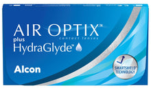 Carica l'immagine nel visualizzatore di Gallery, Air Optix Plus HydraGlyde Lenti a Contatto Mensili, 3 Lenti, BC 8.6 mm, DIA 14.2 mm, -2 Diopt