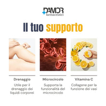 Carica l'immagine nel visualizzatore di Gallery, DAMOR Claremase Orale – Bromelina 1000 mg e Vitamina C, 20 Flaconcini