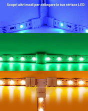 Carica l'immagine nel visualizzatore di Gallery, Connettori Striscia LED a 4 pin, 10mm, non impermeabile