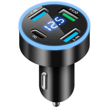 Carica l'immagine nel visualizzatore di Gallery, 4-Porte Accendisigari USB C, 50W QC3.0 &amp; PD Caricatore Auto Presa USB Auto Veloce Carica Batteria per Auto Cellulare Acc
