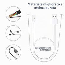 Carica l'immagine nel visualizzatore di Gallery, Vancle Caricatore per Xiaomi Redmi Watch 5 Active /5 Lite, 2Pezzi Caricabatterie Cavo USB Magnetico di Ricarica per Redm