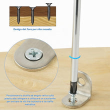 Carica l'immagine nel visualizzatore di Gallery, Flintronic Staffe Angolari, 22 Pezzi 20 x 20 mm Squadrette Angolari, Acciaio Inox Staffe Angolari per a L, con 44 Pezzi 