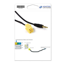 Carica l'immagine nel visualizzatore di Gallery, Adapter-Universe - Cavo adattatore AUX per smartphone 2 in 1, jack da 3,5 mm + chiave di rilascio