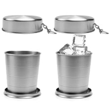 Carica l'immagine nel visualizzatore di Gallery, Confezione da 2 Bicchiere Pieghevole, 250 ml Tazza Portatile