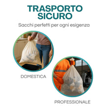 Carica l'immagine nel visualizzatore di Gallery, VIRSUS 30 Sacchi Trasparenti per Spazzatura Resistenti Rotoli Ambra 90x120 120 Litri