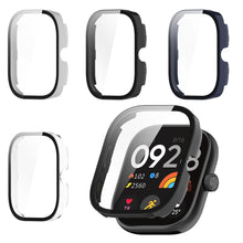 Carica l'immagine nel visualizzatore di Gallery, 4 Pezzi Custodia Compatibile per Xia omi Red mi Watch 5, [Con Vetro Temperato] 9H HD Anti-Graffio Custodia Protettiva Te
