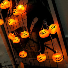 Carica l'immagine nel visualizzatore di Gallery, Zucca di Luci Stringa Halloween 3Meters 20 LED Lanterna Zucca Stringa per Feste Halloween