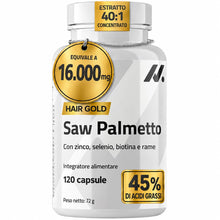 Carica l'immagine nel visualizzatore di Gallery, Serenoa Repens Saw Palmetto Capelli 16.000 mg 40:1