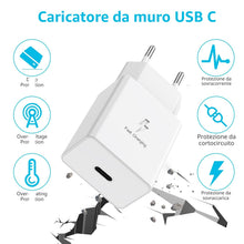 Carica l'immagine nel visualizzatore di Gallery, Caricabatterie Veloce per Samsung 15W Caricatore, USB C Spina Alimentatore PD per Samsung Galaxy S23 S22 S21 S20 Ultra 5