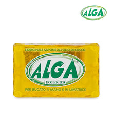 Carica l'immagine nel visualizzatore di Gallery, ALGA Puro Sapone Detersivo 100% Ecologico e Biodegradabile per bucato a mano e in lavatrice - 2 pezzi da 400gr l'uno - t