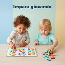 Carica l'immagine nel visualizzatore di Gallery, Smart Panda Lettere Magnetiche per Bambini con Lavagna Magnetica – 182 Lettere, 50 Numeri e 31 Simboli Magnetici, 2 Cont
